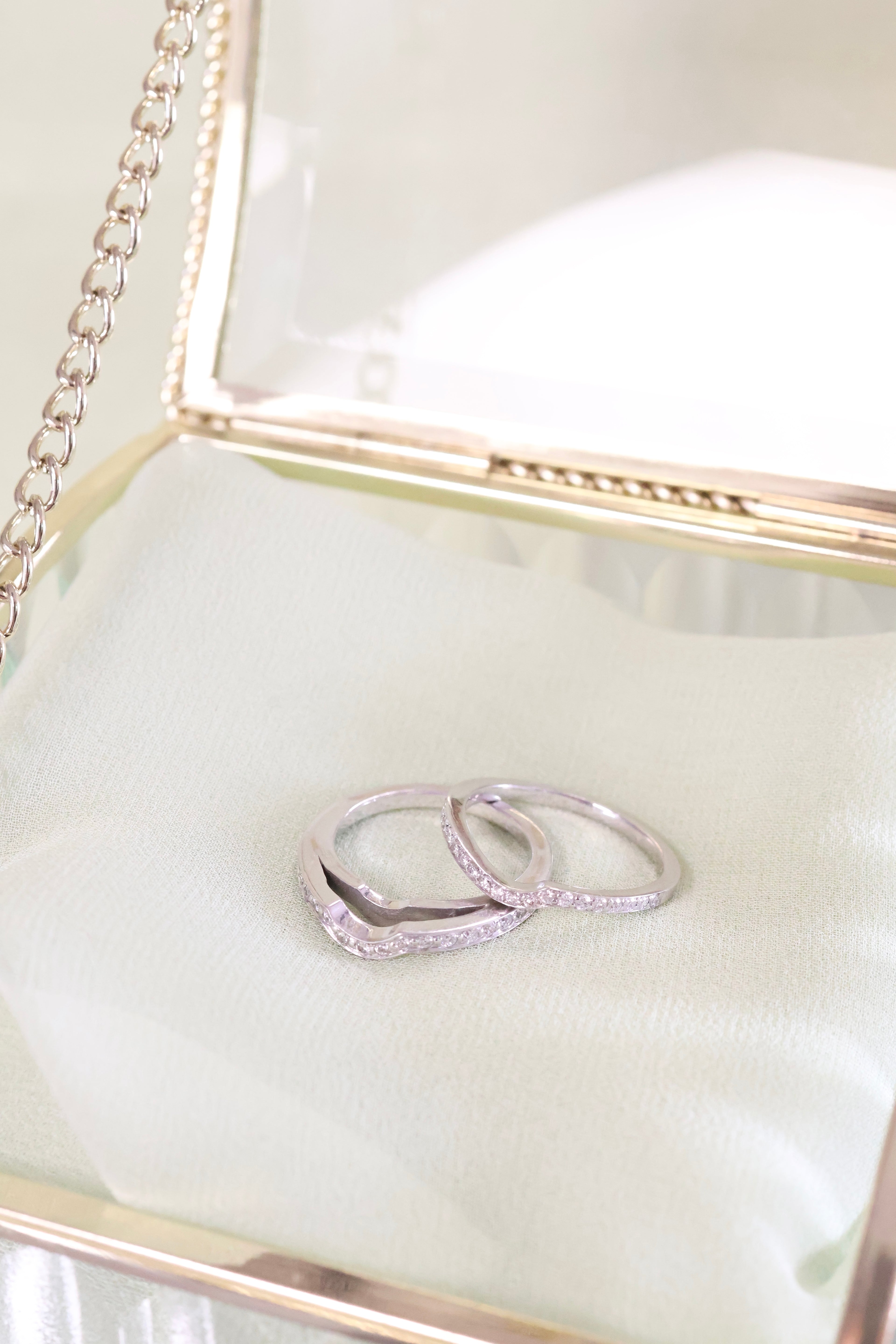 White Gold Ring Size 6.5