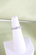 14K White Gold 3/4ct t.w. Baguette & Round Diamond Ring