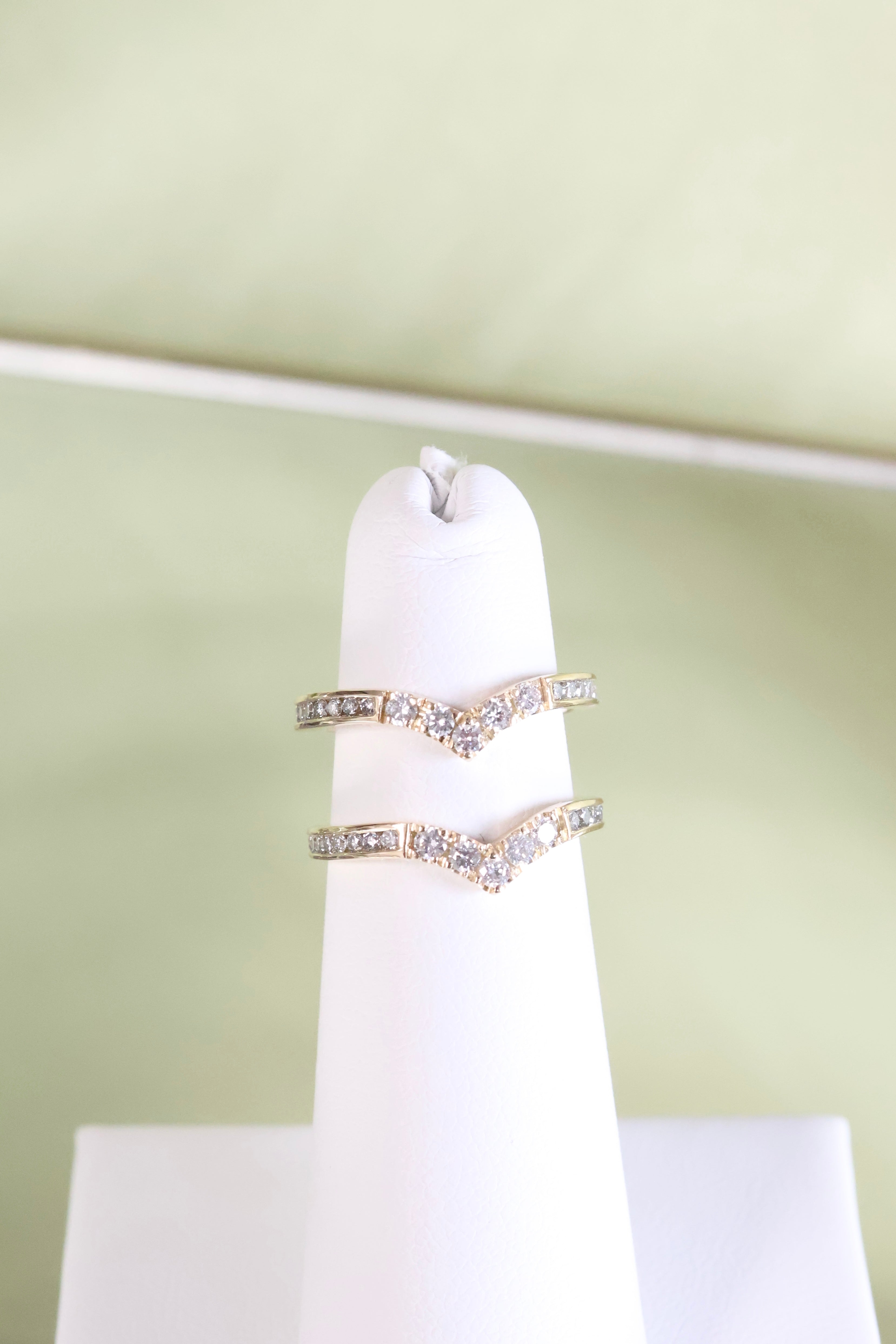 14K Yellow Gold Diamond Ring