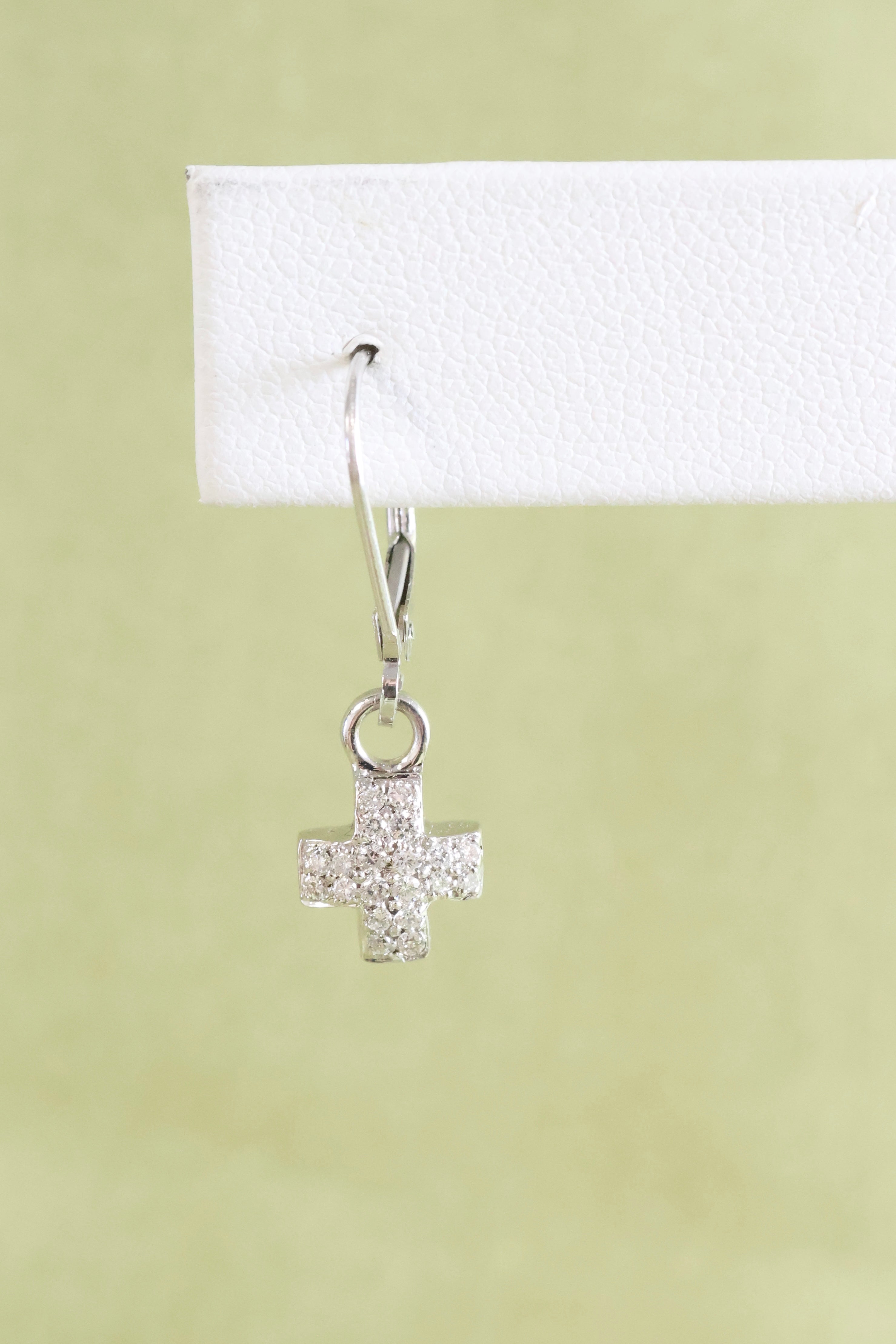 14K Two Sided Diamond Plus 1/2ct. t.w. Earrings