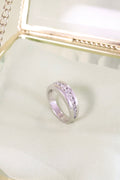 White Gold 1/2ct t.w. Diamond Ring 6mm Width Size 7.75