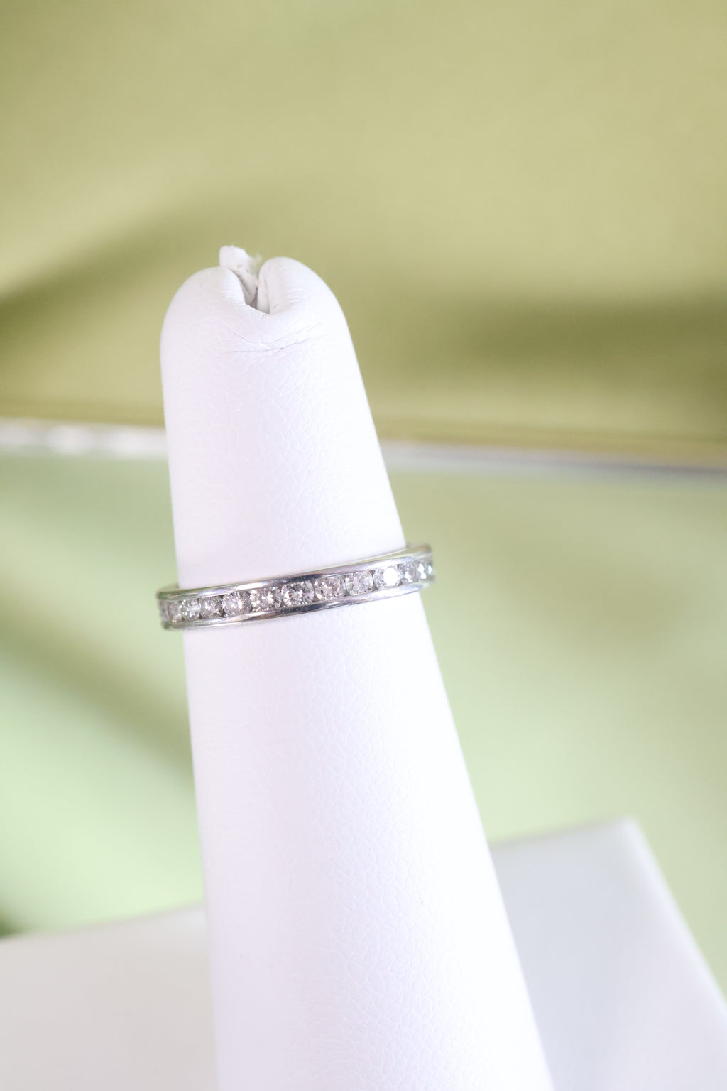 White Gold .65ct t.w. Diamond Ring Size 4.5