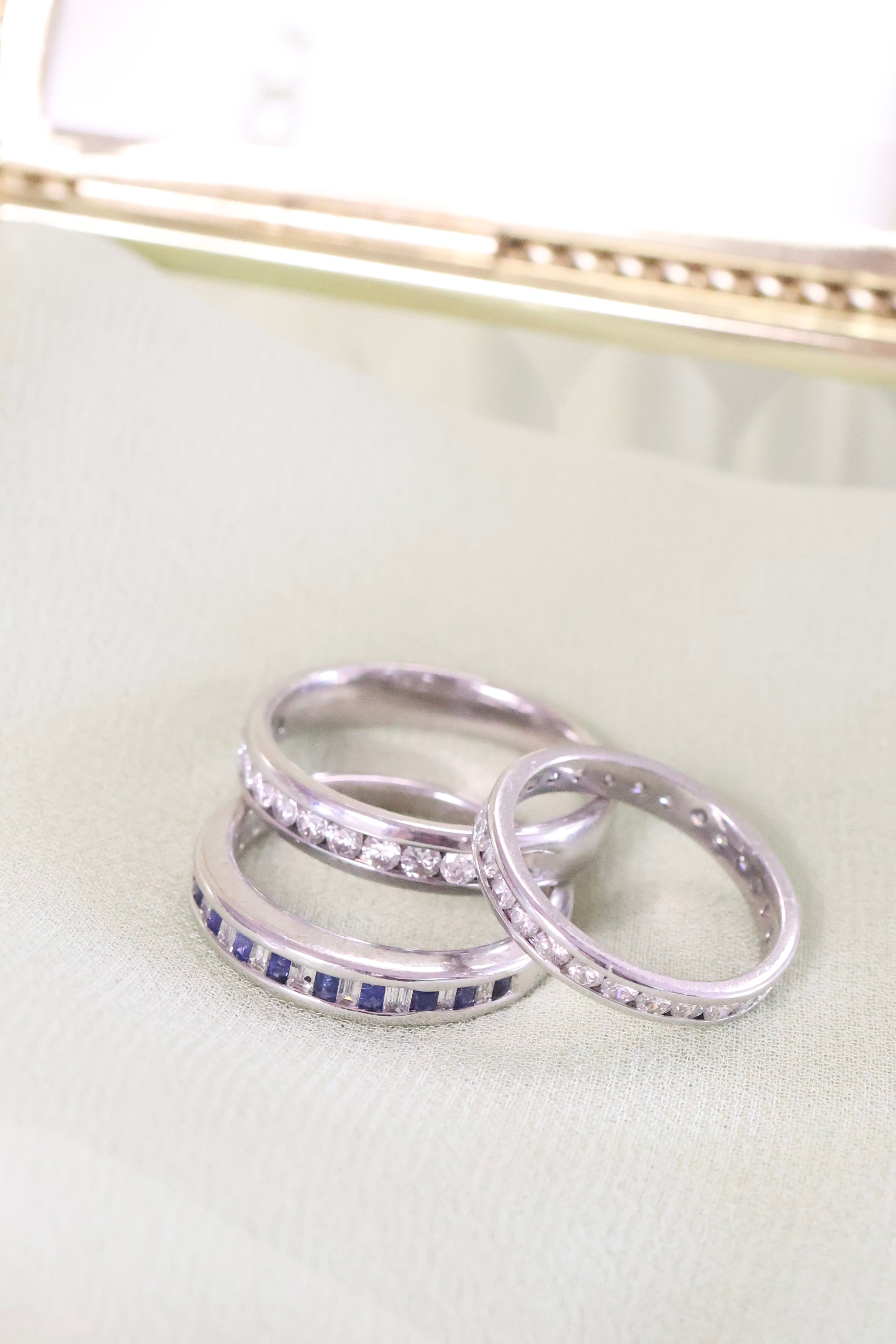 White Gold 1/2ct t.w. Diamond Eternity Ring Size 4.5