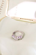 White Gold 1ct t.w. Eastwood Set Oval Diamond Ring Size 5.75