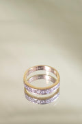 14K Yellow Gold 1/4ct t.w. Diamond Ring Size 4.75