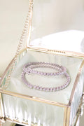 14K White Gold Flexible Bangle Bracelet w/ 47-Natural Diamonds 3.5 Carat t.w 21g