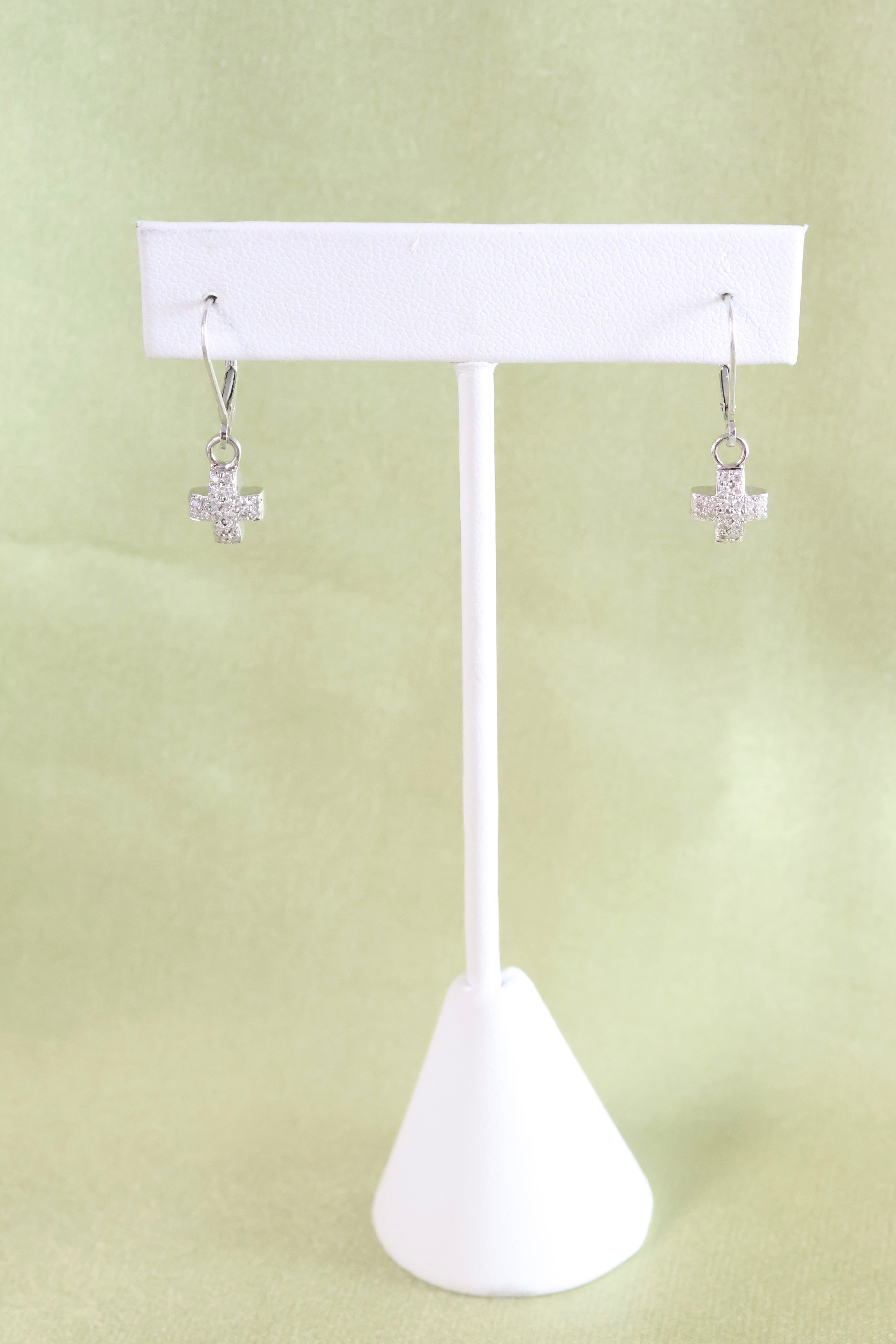 14K Two Sided Diamond Plus 1/2ct. t.w. Earrings