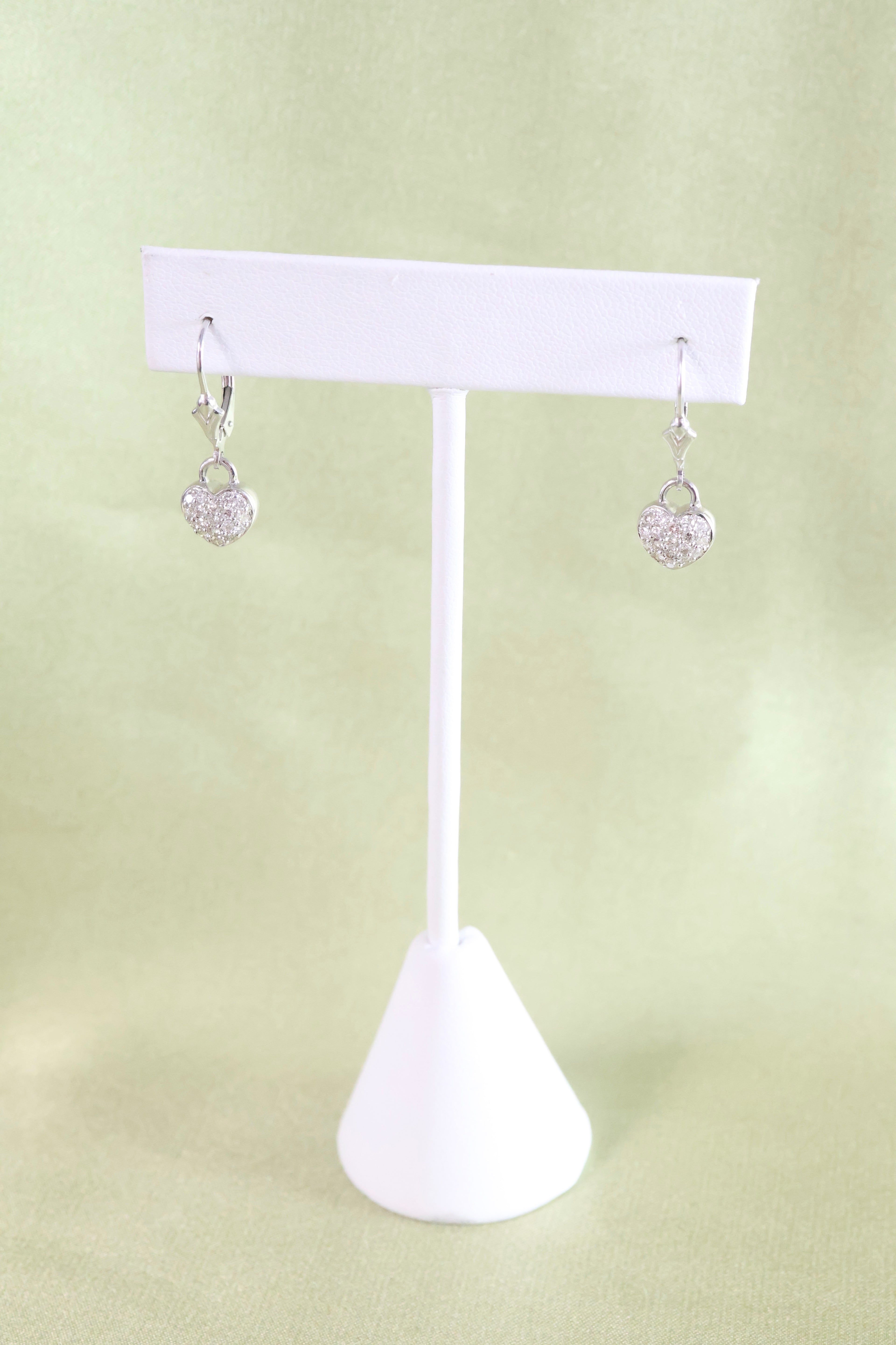 Heart Cluster .25ct. t.w. Diamond Earrings