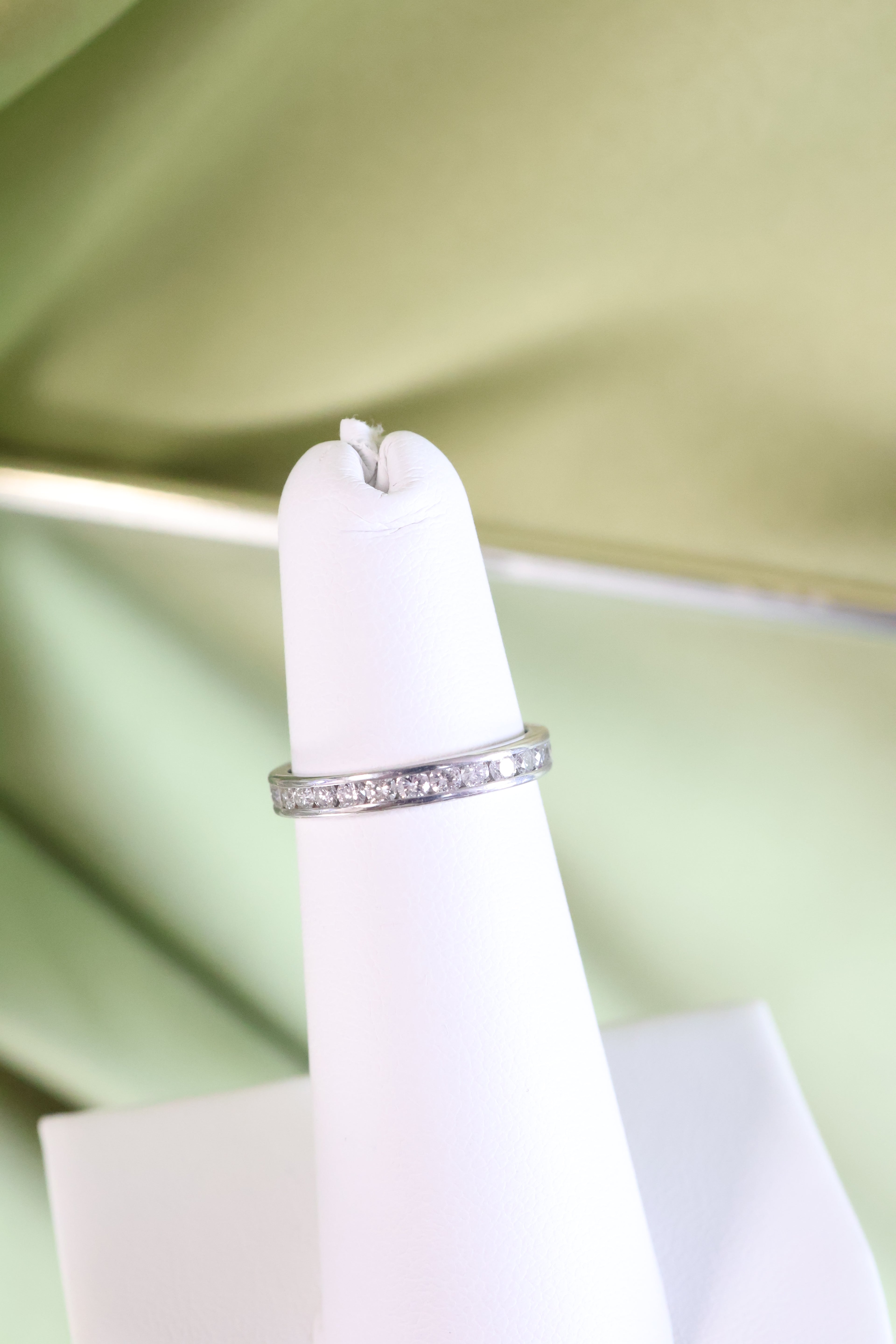 White Gold .65ct t.w. Diamond Ring Size 4.5