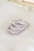 14K White Gold Ring