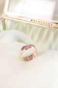 14K Yellow Solid Gold 6mm Width Band Ring