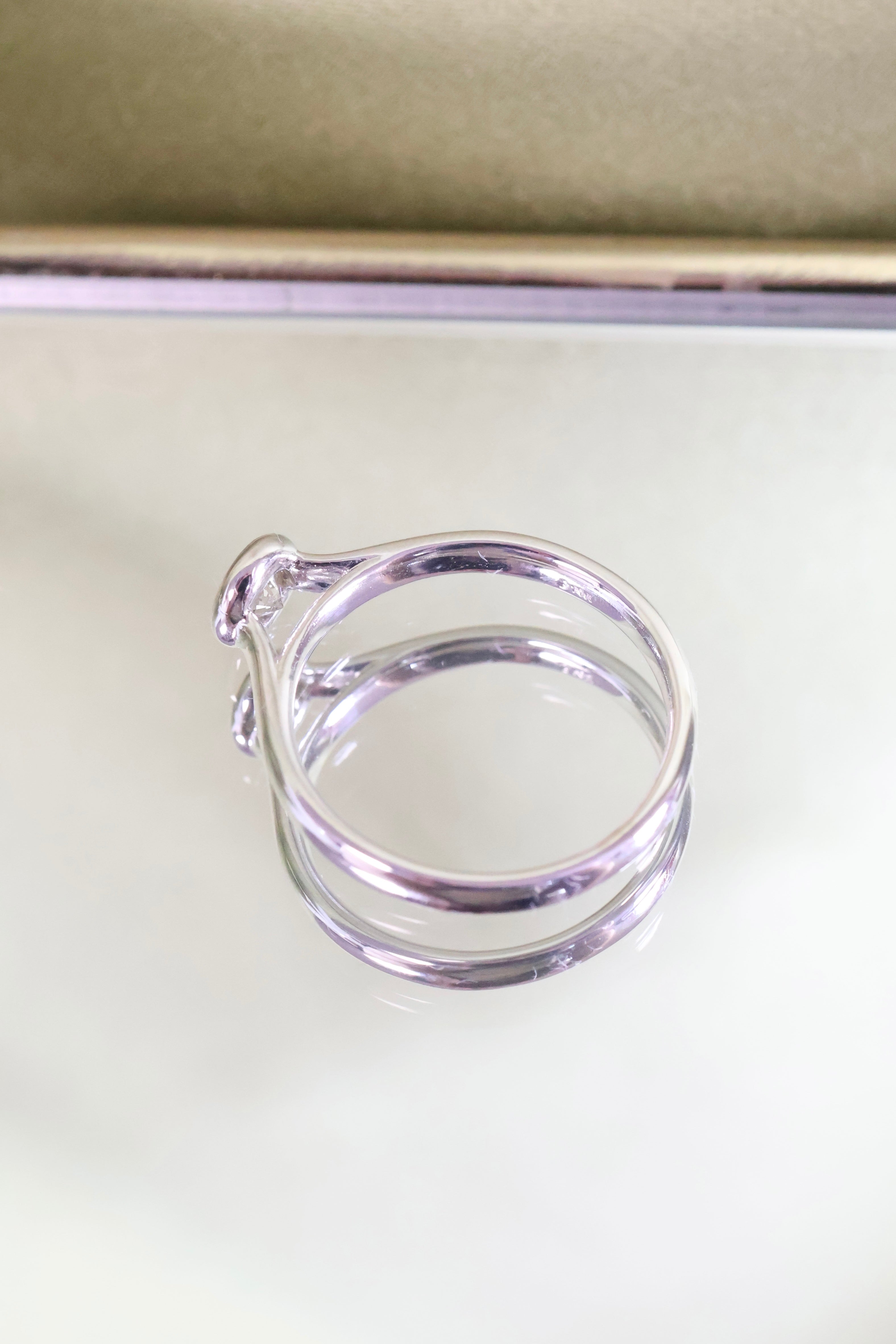 14K White Gold .30ct Diamond Solitaire Ring