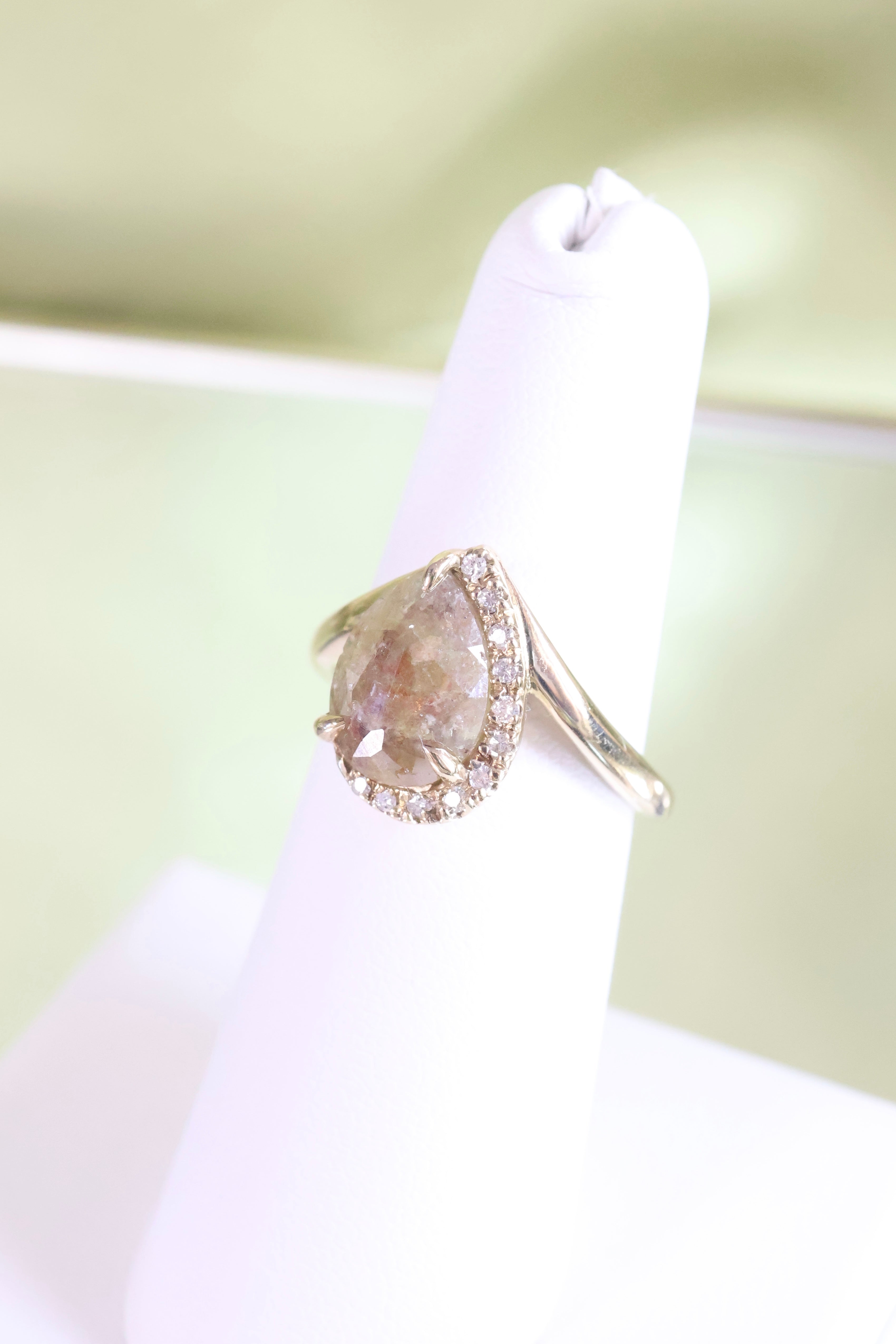 14K Yellow Gold 1/2ct Round Diamond Ring