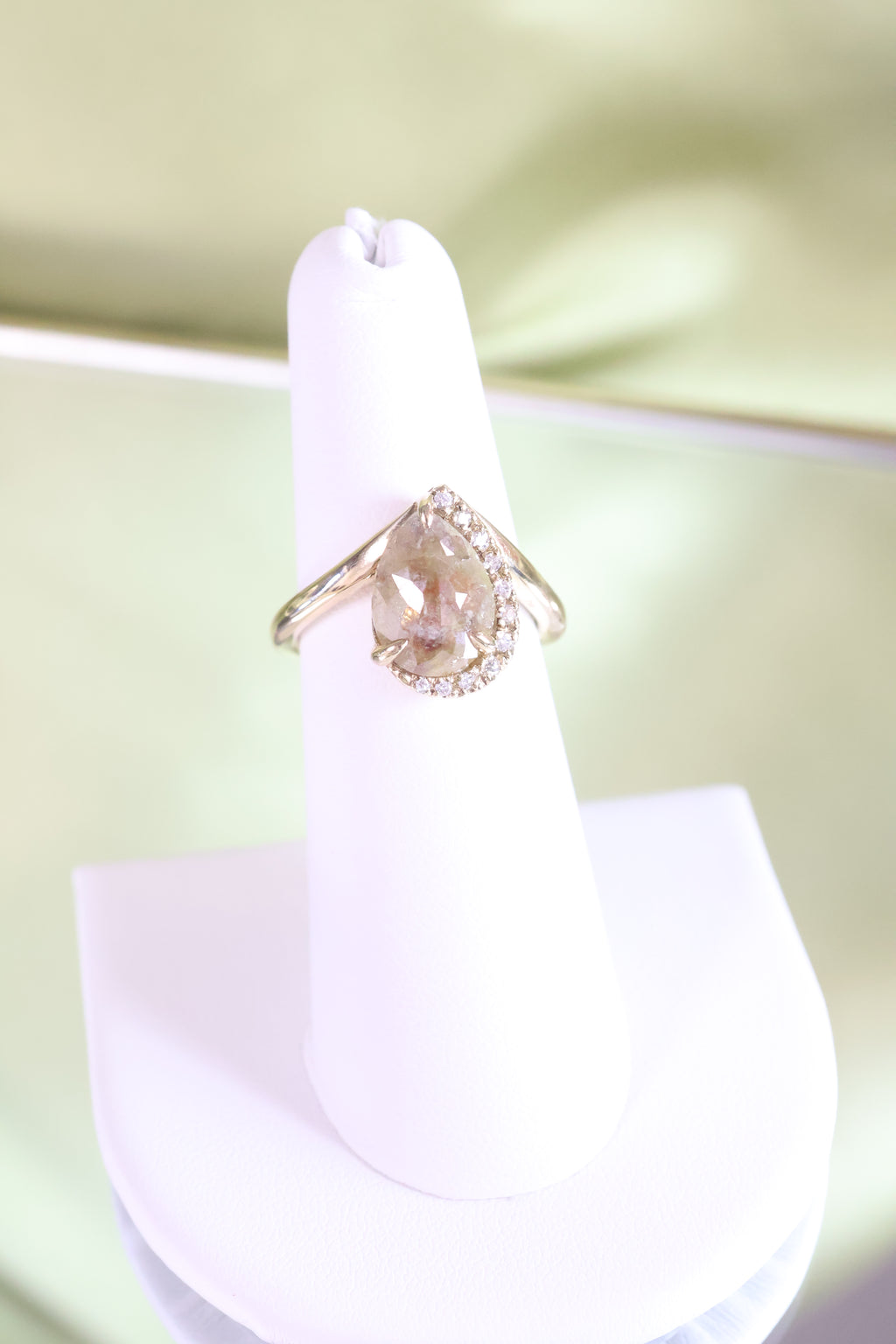 14K Yellow Gold 1/2ct Round Diamond Ring