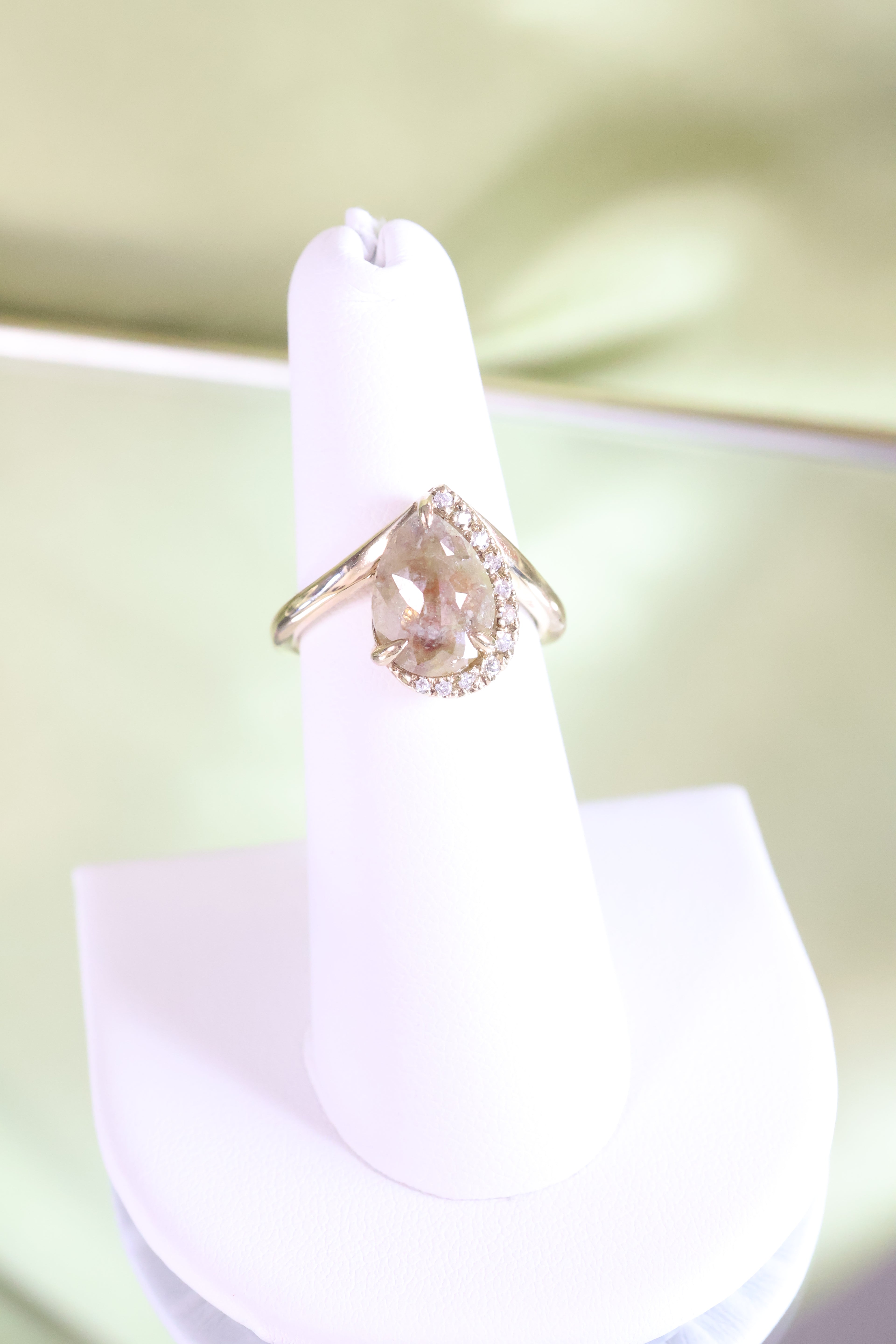 14K Yellow Gold 1/2ct Round Diamond Ring